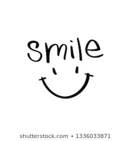 Smile Stock Illustrations, Images & Vectors | Shutterstock | Smile word, Lettering, Words