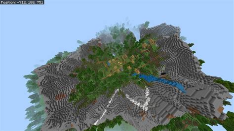 Mountain Village SEED: 811650257071683386 : r/minecraftseeds