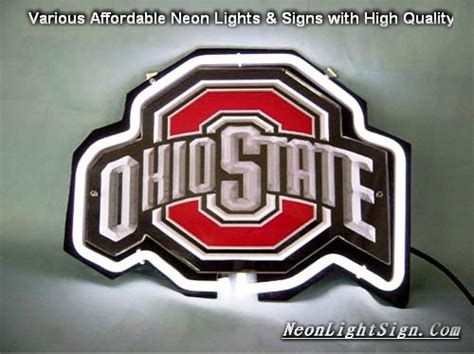 NCAA Ohio State 3D Beer Neon Light Sign - NCAA - NeonLightSign.Com Shop - Various affordable ...