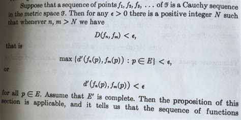 real analysis - Convergence of Cauchy sequence of functions ...