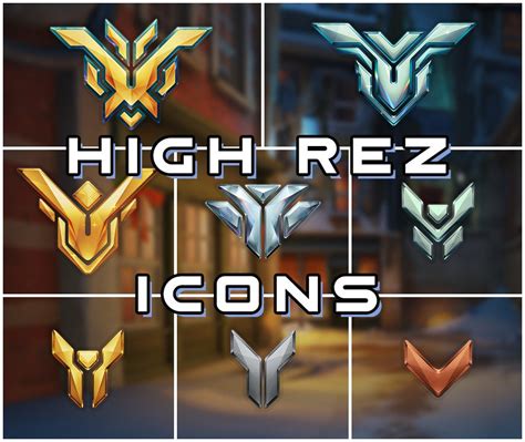 Overwatch 2 HQ Ranked Icons - Etsy