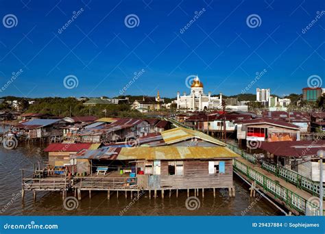 Famed Water Village of Brunei S Capital City Stock Photo - Image of ...