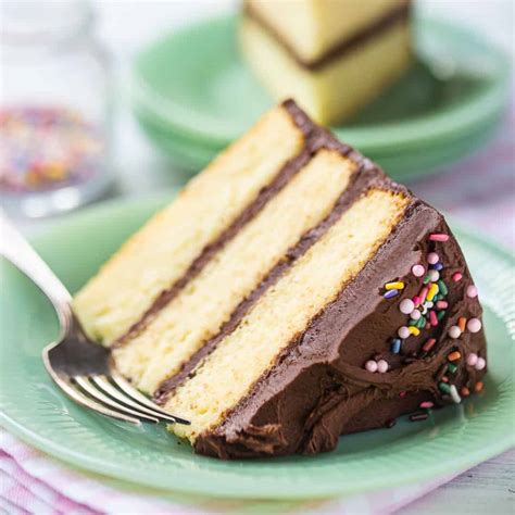 Yellow Cake Recipe: Moist, buttery, & so easy to make! -Baking a Moment