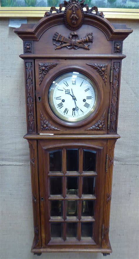 Working German Wall Clock, Circaa 1890 - Booth 33ha, (On Sale) $900.00. | Antique wall clock ...