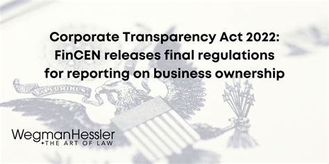 Fincen Corporate Transparency Act 2024 - Jodee Lynnell