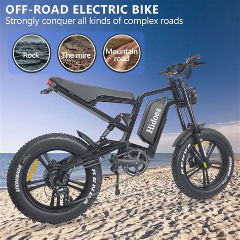 New Hidoes B6 All-terrain Electric Bike 20” Off-road Tire, 1200W High ...