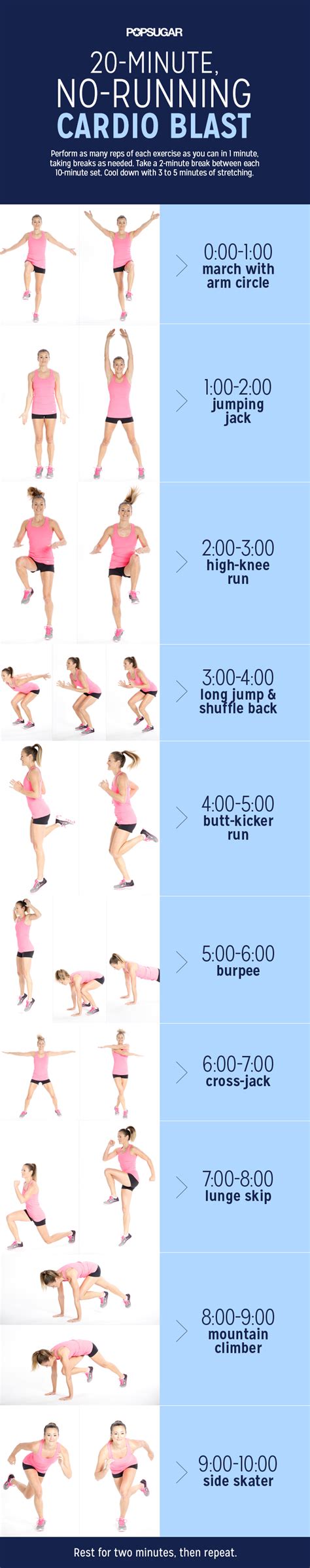 Home Cardio Workout | No Running | POPSUGAR Fitness