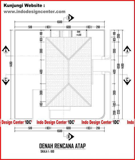 Denah Rencana Atap Autocad - IMAGESEE