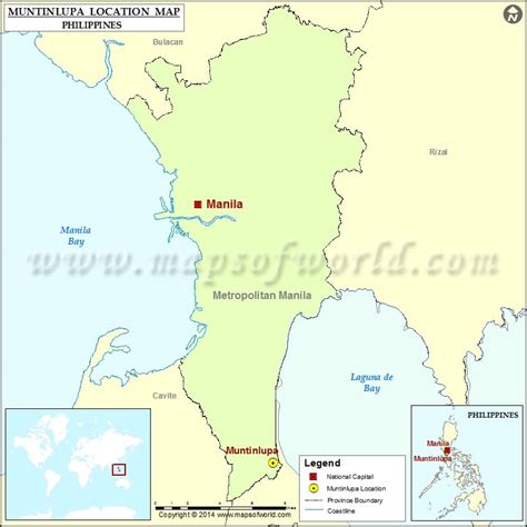 Where is Muntinlupa | Location of Muntinlupa in Philippines Map