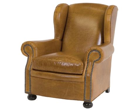 Classic Leather Cigar Lounge Chair 117761 | Leather Furniture USA