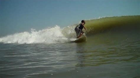 Folly Beach Surfing at The Washout - YouTube