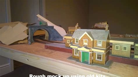 OO gauge 8x4 model railway build Part2 - YouTube