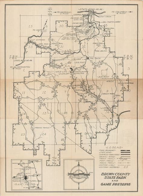 Brown County State Park and Game Preserve – Curtis Wright Maps