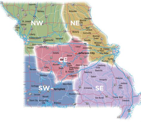 Missouri State Parks Map - Bank2home.com