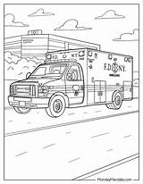 20 Ambulance Coloring Pages Free PDF Printables sketch template