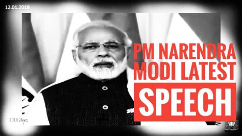 Narendra MODI Speech for youth || Latest Speech of Modi Ji 2018 - YouTube