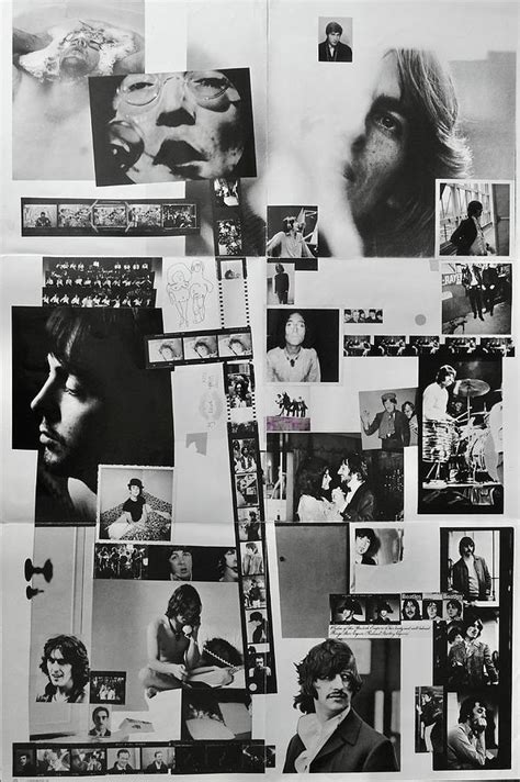 Beatles White Album Poster Black and White Photograph by Kenneth ...