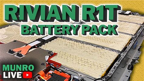 Munro Live Checks Out The Rivian R1T's Massive Battery Pack