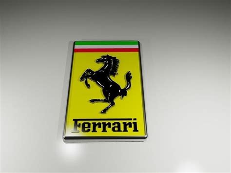 Ferrari Logo 3D Model 3D printable STL DWG