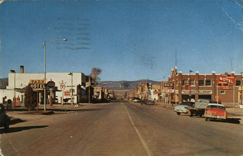 Main Street Montpelier, ID Postcard