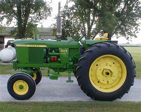 John Deere model 3020 Diesel tractor with wide front for sale