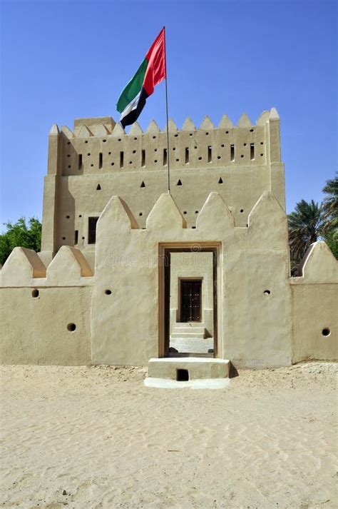 Fortified home, Liwa stock photo. Image of tourism, architecture - 34186454