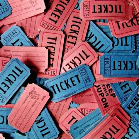 Wholesale Price Custom Raffle Ticket Roll Custom Color Ticket Printing - Buy Raffle Ticket ...