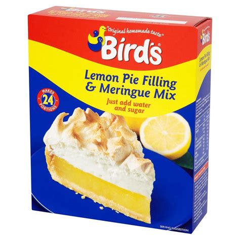 Birds Lemon Pie Filling & Meringue Mix | Lemon pie filling, Lemon pie ...