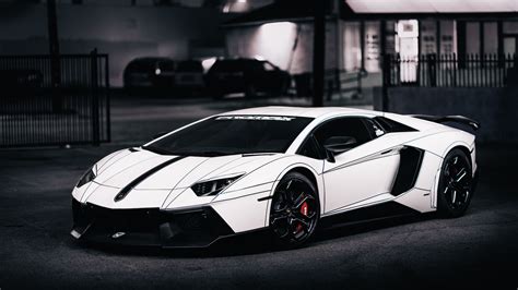 Download White Car Lamborghini Vehicle Lamborghini Aventador LP 700-4 ...