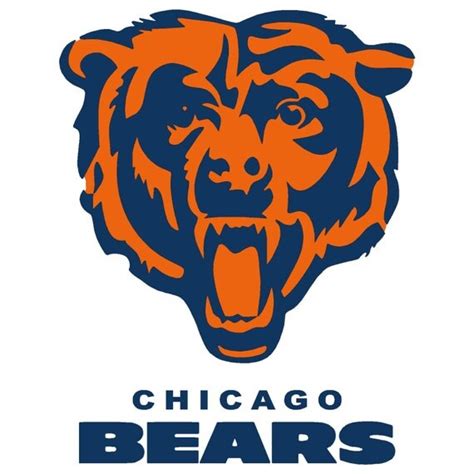 Chicago Bears Cornhole Decals 18 CHI-B