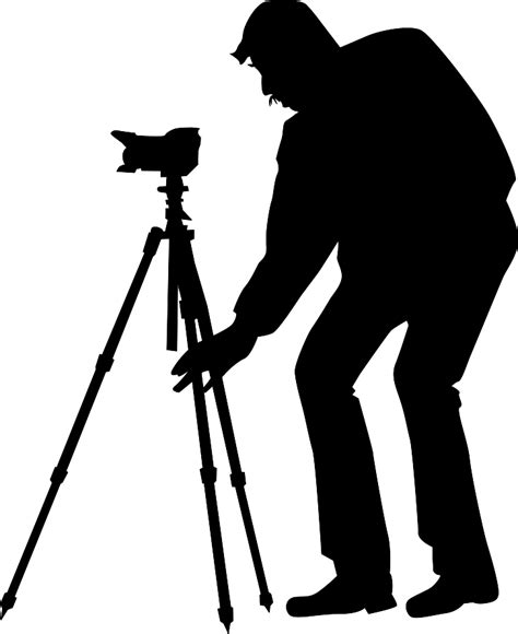 Silhouette Photographer Clip Art at Clker.com - vector clip art online, royalty free & public domain