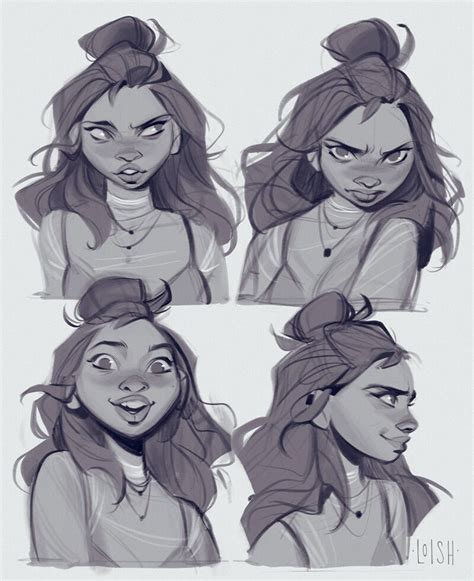 ArtStation - 2020 // character sketches, Lois van Baarle | Character design sketches, Cartoon ...