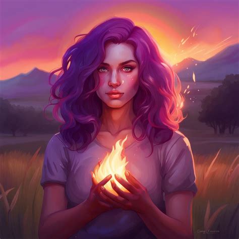 Violets Fire - AI Generated Artwork - NightCafe Creator