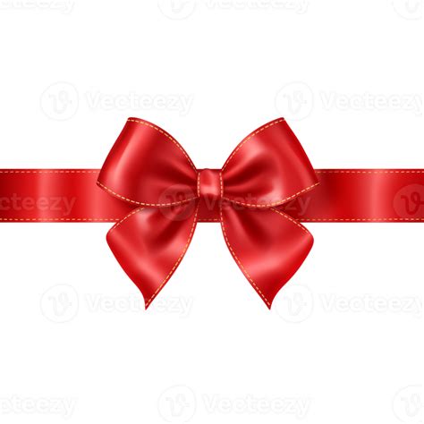 AI generated Red Ribbon Bow on isolated background.Created with ...