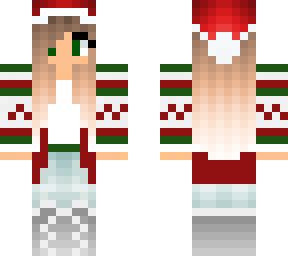 CUTE CHRISTMAS GIRL2 | Minecraft Skin