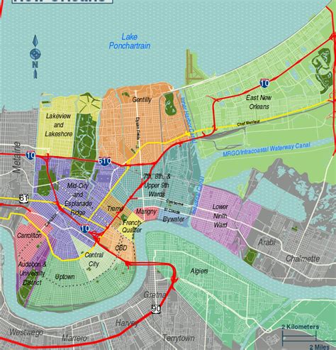 File:New Orleans districts map.svg - Wikitravel Shared