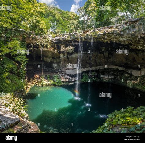 Cenote Zaci - Valladolid, Mexico Stock Photo - Alamy