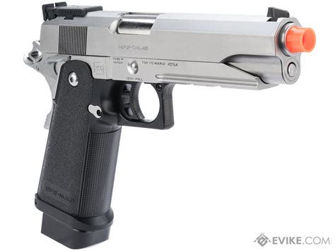 Tokyo Marui HI-CAPA 5.1 AEP Electric Blowback Airsoft Pistol (Color: Silver), Airsoft Guns ...