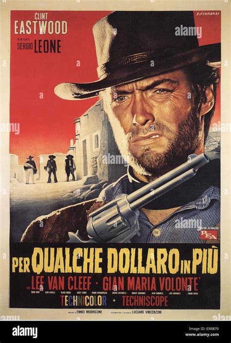 1960s USA For A Few Dollars More Film Poster Stock Photo - Alamy