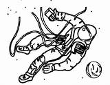 Printable Astronaut Coloring sketch template
