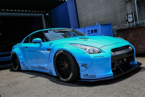 Liberty Walk Sky Blue Godzilla GT-R R35 With Armytrix Exhaust! - 6SpeedOnline - Porsche Forum ...