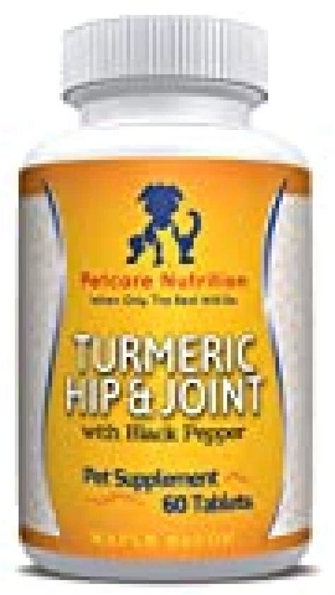 Turmeric for Dogs Anti Inflammatory Hip & Joint Supplement with Black ...