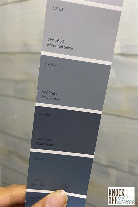 Sherwin Williams Slate Tile Review - A Sleek and Intimate Blue - KnockOffDecor.com in 2022 ...