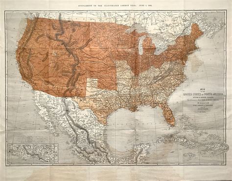 American Civil War Map 1861