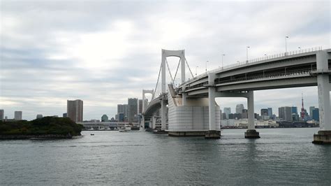 Rainbow bridge with Tokyo tower in Tokyo, Japan 3062860 Stock Video at ...