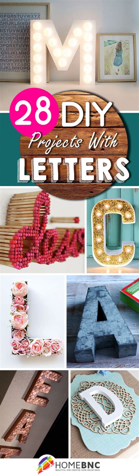 28 Best DIY Projects with Letters (Ideas and Designs) for 2023