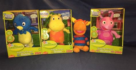 Fisher Price Backyardigans Singing Playpal Pablo Tyrone Uniqua Tasha ...