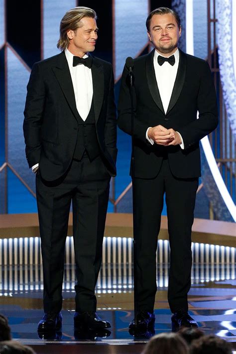 Golden Globes: Brad Pitt Jokes About Leonardo DiCaprio's Titanic Demise