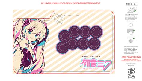 Free Miku Artwork for Mayflash F500/Venom : r/freefightstickart