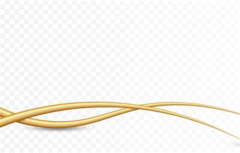 Premium Vector | Vector gold lines png Wavy lines on an isolated transparent background Abstract ...